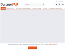 Tablet Screenshot of duschenbau.de
